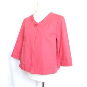 Talbots Stretch Pink Jacket size 4